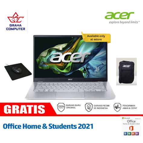 Jual Acer Aspire 3 Spin A3SP14 31PT Intel Core I3 N305 8GB 512GB SSD 14