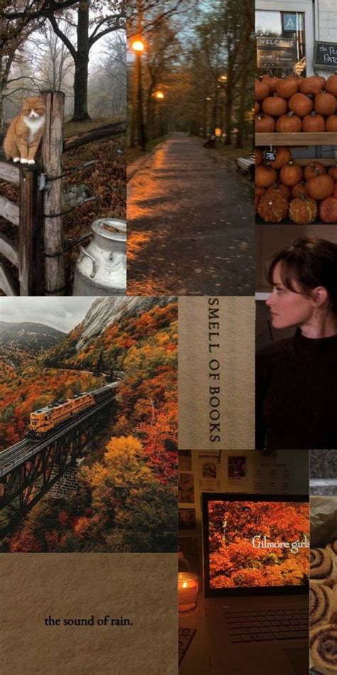 Autumn Collage Ideas Patchwork Of Falls Beauty Rory Gilmore Girls