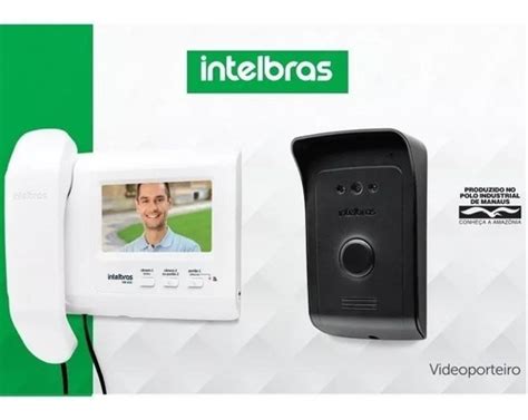 Kit V Deo Porteiro Intelbras Ivr Extens O Interna