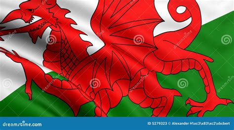 Flag Of Wales Stock Illustration Illustration Of Flag