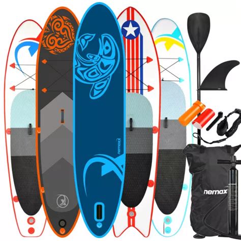 Stand Up Paddle Board Sup Surfbrett Surf Board Set Aufblasbar Paddel