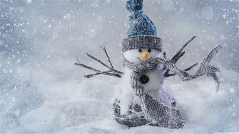 Winter Snowman 4K Wallpapers - Top Free Winter Snowman 4K Backgrounds ...