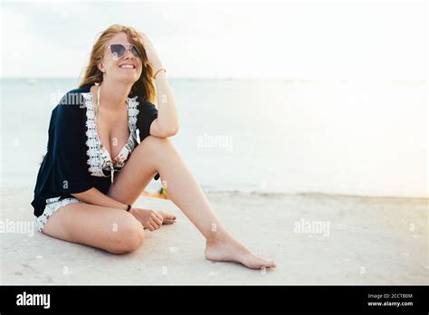 Blonde Bikini Model Hi Res Stock Photography And Images Alamy