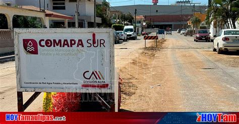 Hoy Tamaulipas Concluye Comapa Sur Reparacion De Drenaje En Colonias