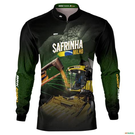 Camisa Agro Brk Colheita Safrinha Milho Uv50 Gênero 790775