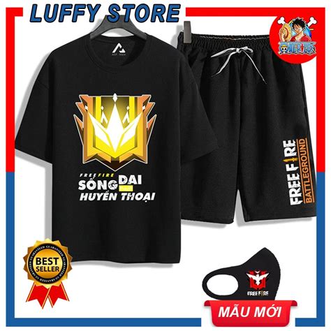 Áo Free Fire Quần Áo Free Fire mẫu HOT nhất chất thun co dãn chiều thoáng mát LÙ STORE