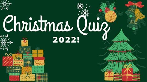 Beautiful And Festive Christmas Quiz Background For Your Virtual Party