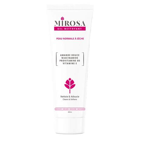 mirosa gel nettoyant peau normale à sèche 200ml Paylesspara