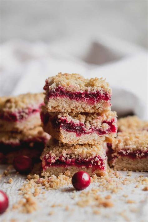 Spiced Cranberry Crumb Bars Recipe The Feedfeed Rezept Essen So Little Time