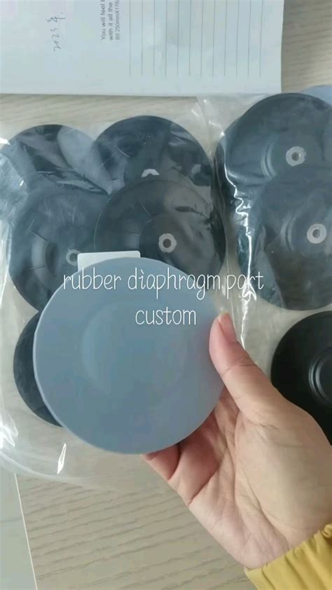 Custom Nitrile Nbr Epdm Rubber Diaphragm With Fabric Reinforced Rolling