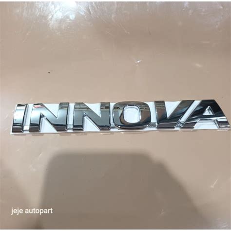 Jual Emblem Logo Tulisan Innova Original Asli Shopee Indonesia