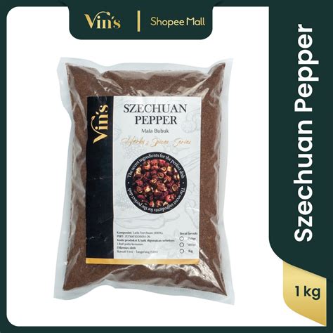 Jual Vins Premium Szechuan Pepper Powder Mala Bubuk Gr Kg