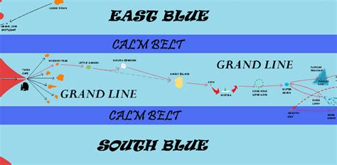 One Piece Grand Line Map - Maps For You