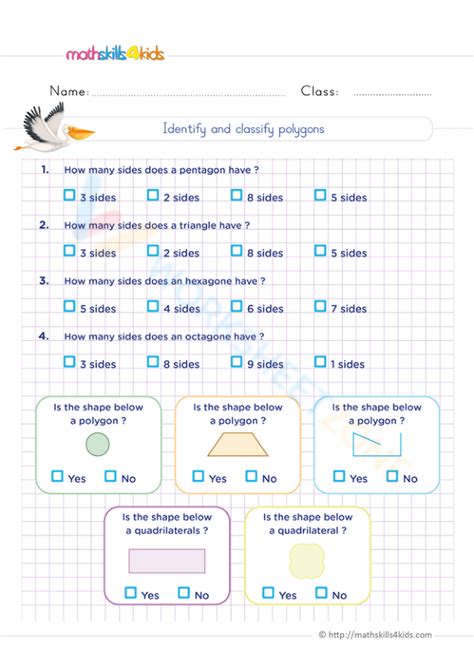 Ldentity And Classify Polygons Worksheet