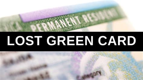 Lost Green Card How To Replace Your Lost Green Card