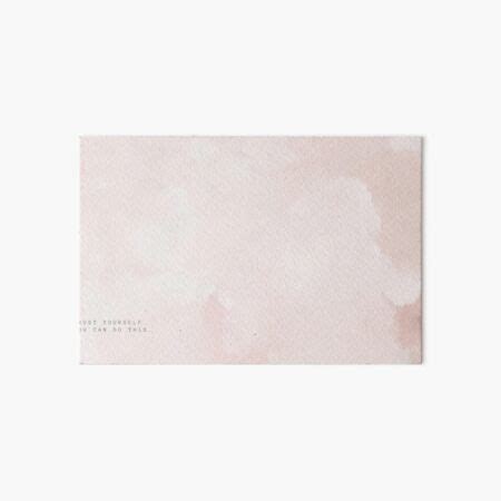 Pink Minimalist Watercolor Motivational Desktop Wallpaper Art Board