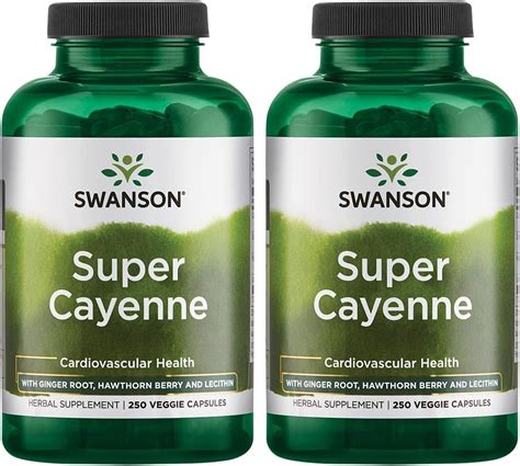 Amazon Swanson Super Cayenne Herbal Supplement Promoting Heart