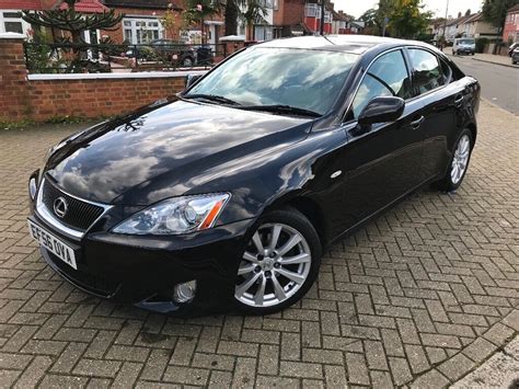 2006 (56) LEXUS IS 250 2.5 PETROL AUTOMATIC BLACK WITH CREME LEATHER ...