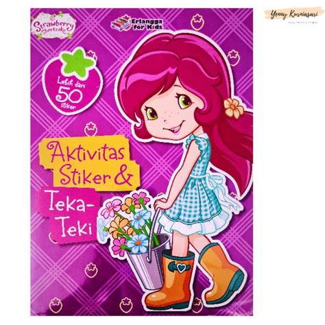 Buku Stiker Strawberry Shortcake Aktivitas Stiker Teka Teki