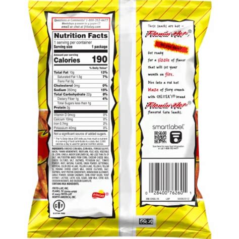 Chester S Fries Flamin Hot Corn Snacks Oz Kroger