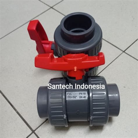 Jual Ball Valve True Union PVC 1 5 Inchi Ball Valve Double Union