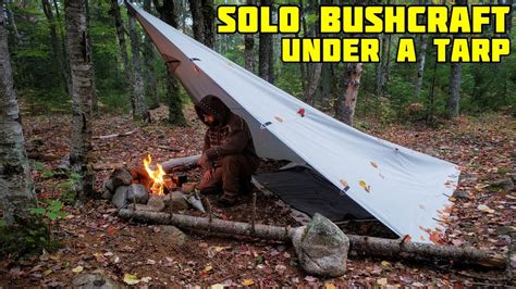 Bushcraft Tarp Camping Youtube