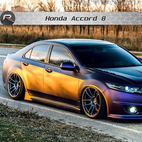 Накладки на пороги в стиле Мюген для Honda Accord VIII/Хонда Аккорд 8 ...