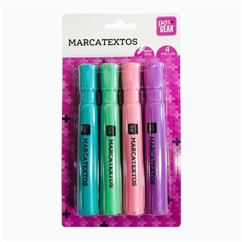 Marcador Fluorescente Pen Gear Resaltador De Tonos Pastel Walmart