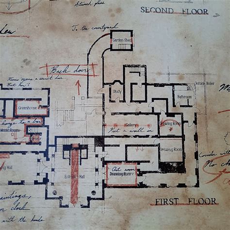 Resident Evil Spencer Mansion Map Plan Poster - Etsy