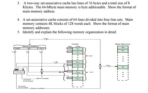 Solved A Two Way Set Associative Cache Has Lines Of Bytes Chegg