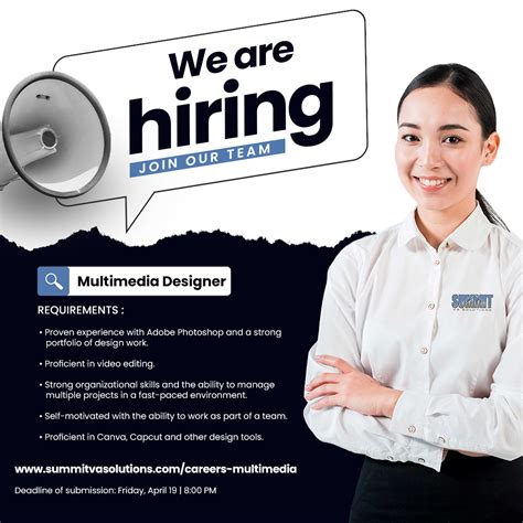 hiring multimedia designer