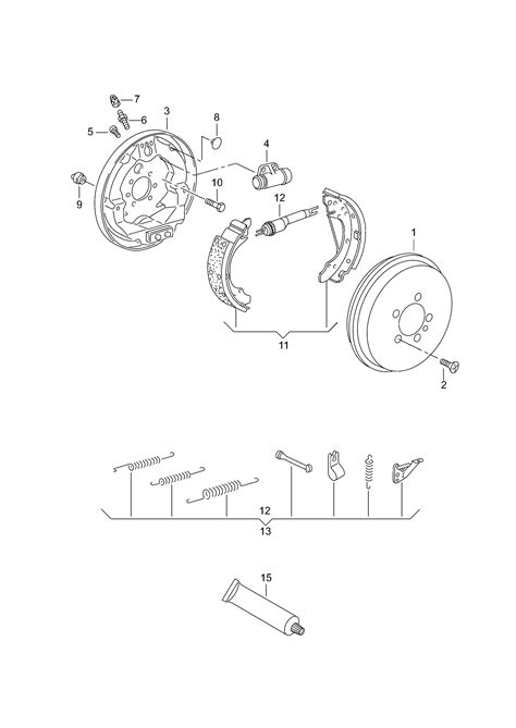 Volkswagen Polo 2015 2017 Drum Brake Vag Etka Online