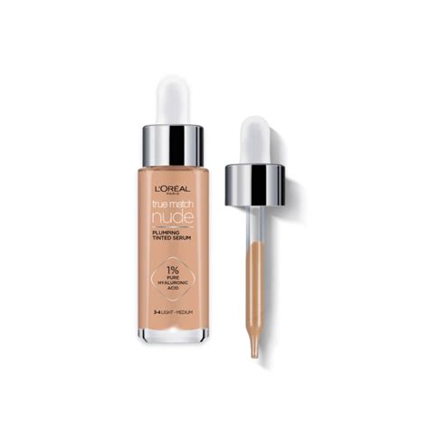 Loreal Paris True Match Nude Fondöten Serum 3 4 Light Medium
