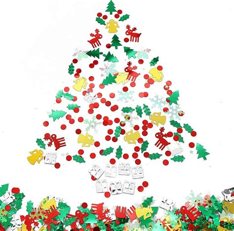 Christmas Confetti Christmas Snowflake Table Confetti Merry Christmas