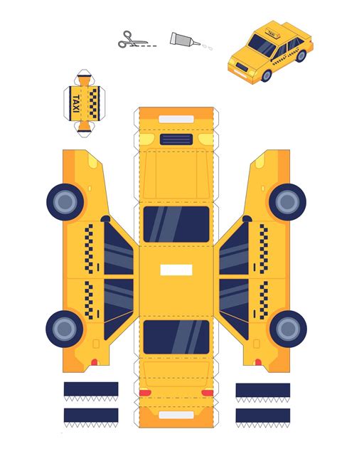 Бумажные модели машин и поездов | Аналогий нет