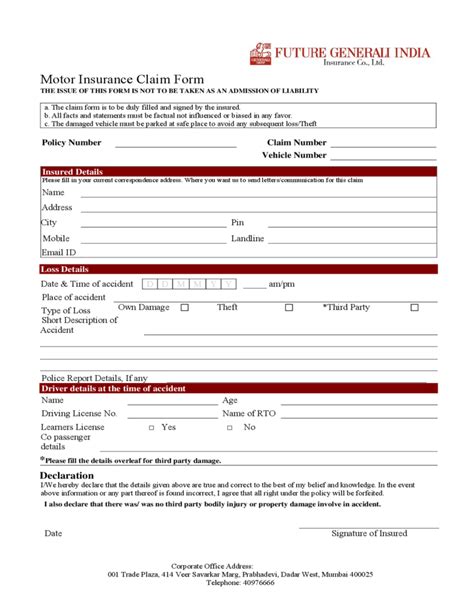 Automate Motor Insurance Claim Form Document Processing With TMS In 2