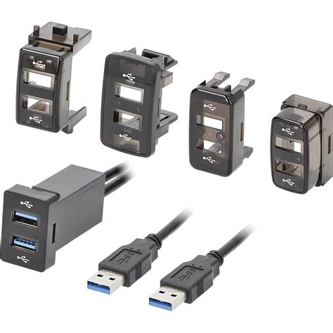 Best Buy: Install Bay Dual 3' Female USB Type-A to Male USB Type-A ...