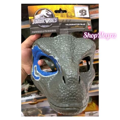 Jual Topeng Jurassic World Velociraptor Blue Mask Shopee Indonesia