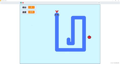 Scratch图形化编程之简单小游戏（贪吃蛇）scratch编程小游戏 Csdn博客