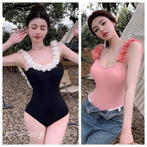 RICH THEY Bikini Nữ Thời Trang Mới Áo Tắm Một Mảnh Hở Lưng Gợi Cảm Có Miếng Đệm Ngực Shopee