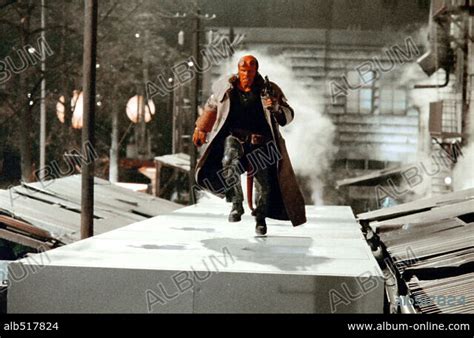 RON PERLMAN in HELLBOY, 2004, directed by GUILLERMO DEL TORO. Copyright ...