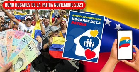 Patria Bonos Nuevos Bono Hogares De La Patria Noviembre