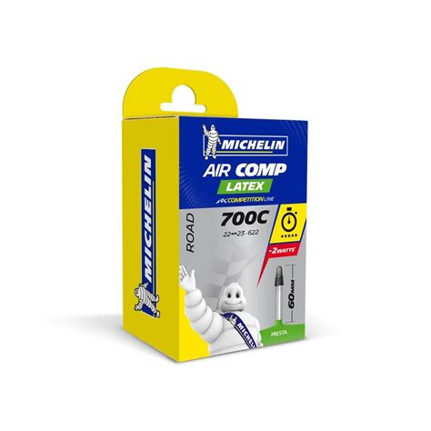 Michelin Aircomp Latex Road Inner Tube C Presta Mm Valve