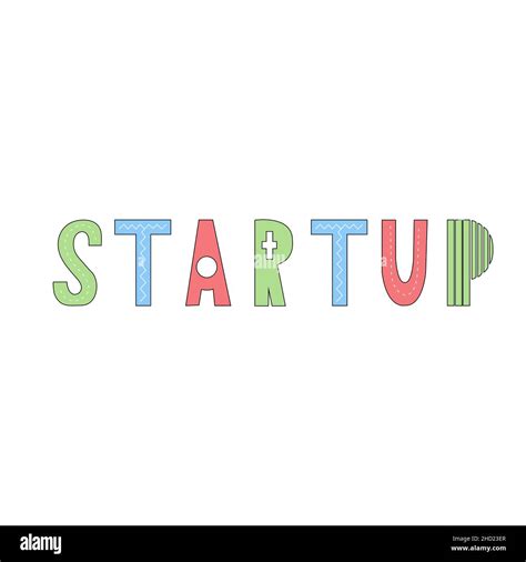 STARTUP Illustration. STARTUP images or clip art Stock Photo - Alamy