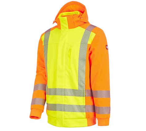 High Vis Winter Softshell Jacket E S Motion High Vis Yellow High