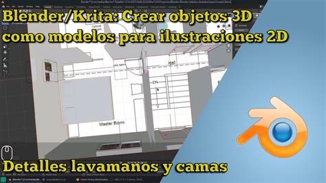 Blender Krita Crear Objetos D Como Modelos Para Ilustraciones D