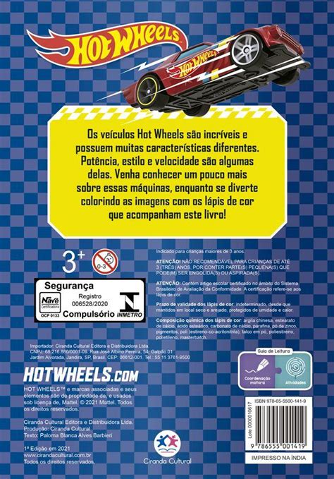Livro Hot Wheels Motores Eletrizantes