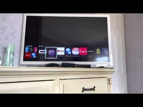 2012 Samsung UE32F4510AK smart TV hands on - YouTube