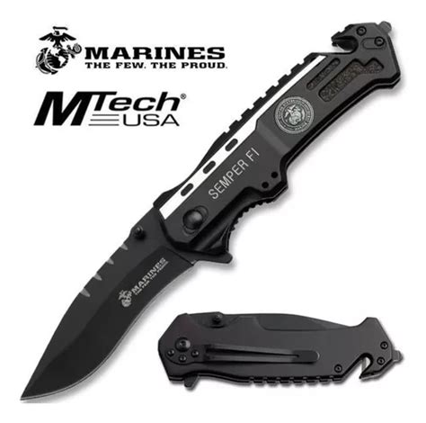 Navaja Semper Fi Marines De Mtech Cuchillos Y Cia Cuotas Sin Inter S