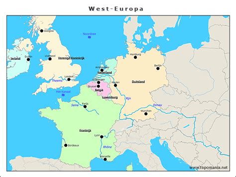 Topografie West Europa Topomania Net